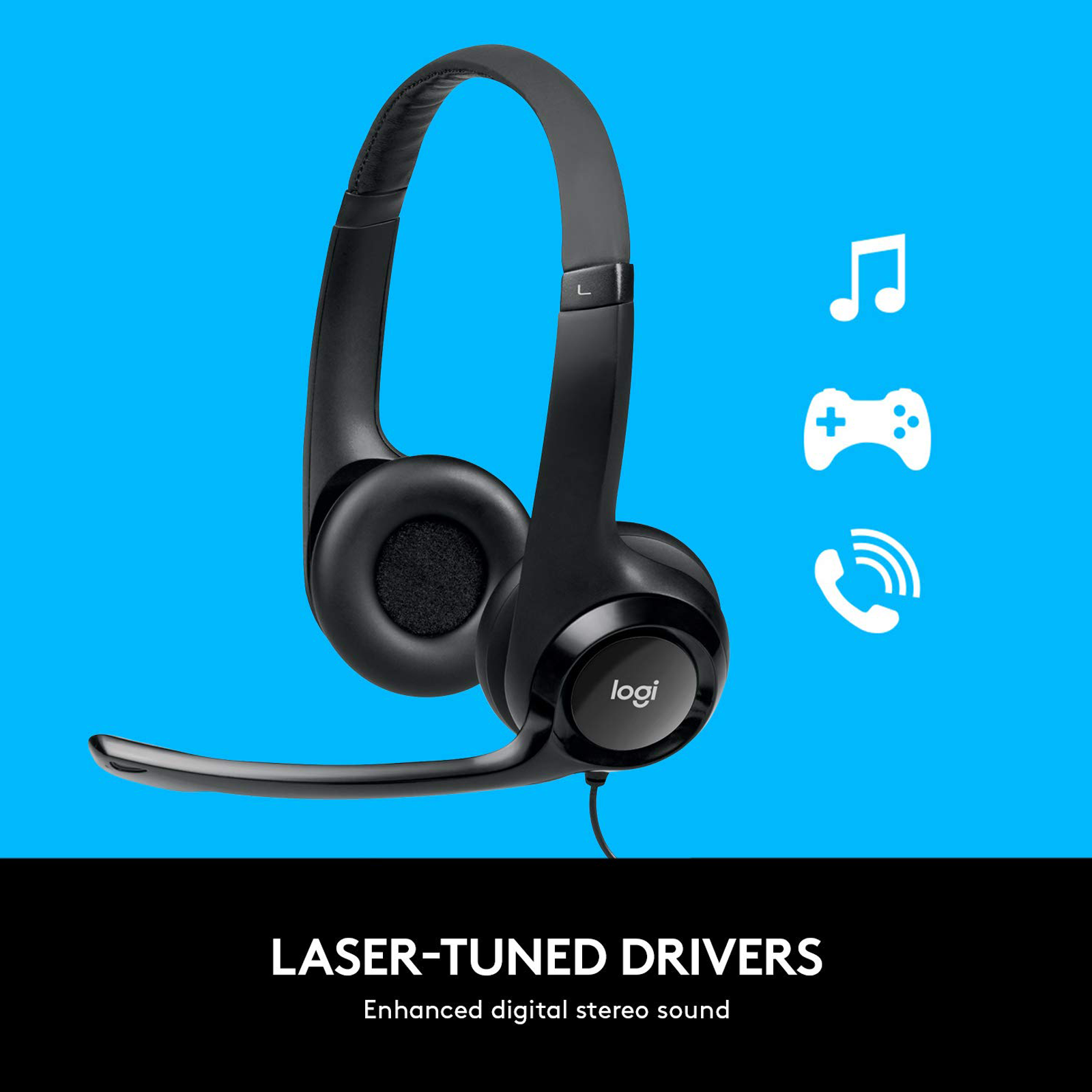 Logitech h390 usb discount headset with mic